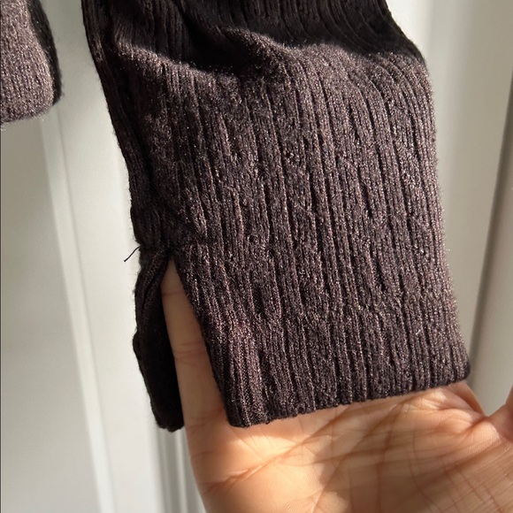 NWT-Madewell Dark Espresso Button-Down Knit Shirt- *Reasonable offers only* - Picture 8 of 13